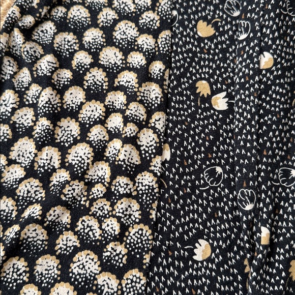 Boden Midi Dress with Black & Tan Print & Wrap Belt Sz 14 - Picture 4 of 7